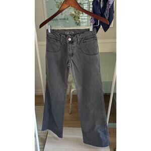VTG Dead Sexy Jeans Womens 26 Gray Denim Low Rise Bootcut Y2K 00s